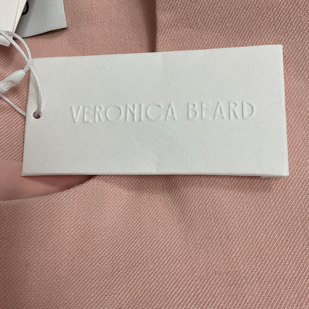 VERONICA BEARD PINK SHELL LOIS LINEN VEST TOP - Picture 5 of 5